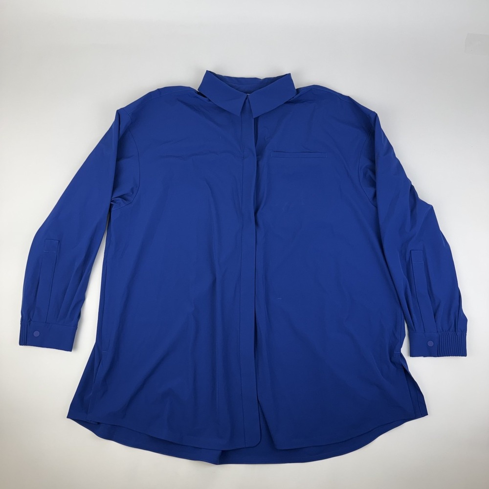 New Womens Nike 24.7 PerfectStretch Dri-FIT Oversized Long-Sleeve Shirt Size L